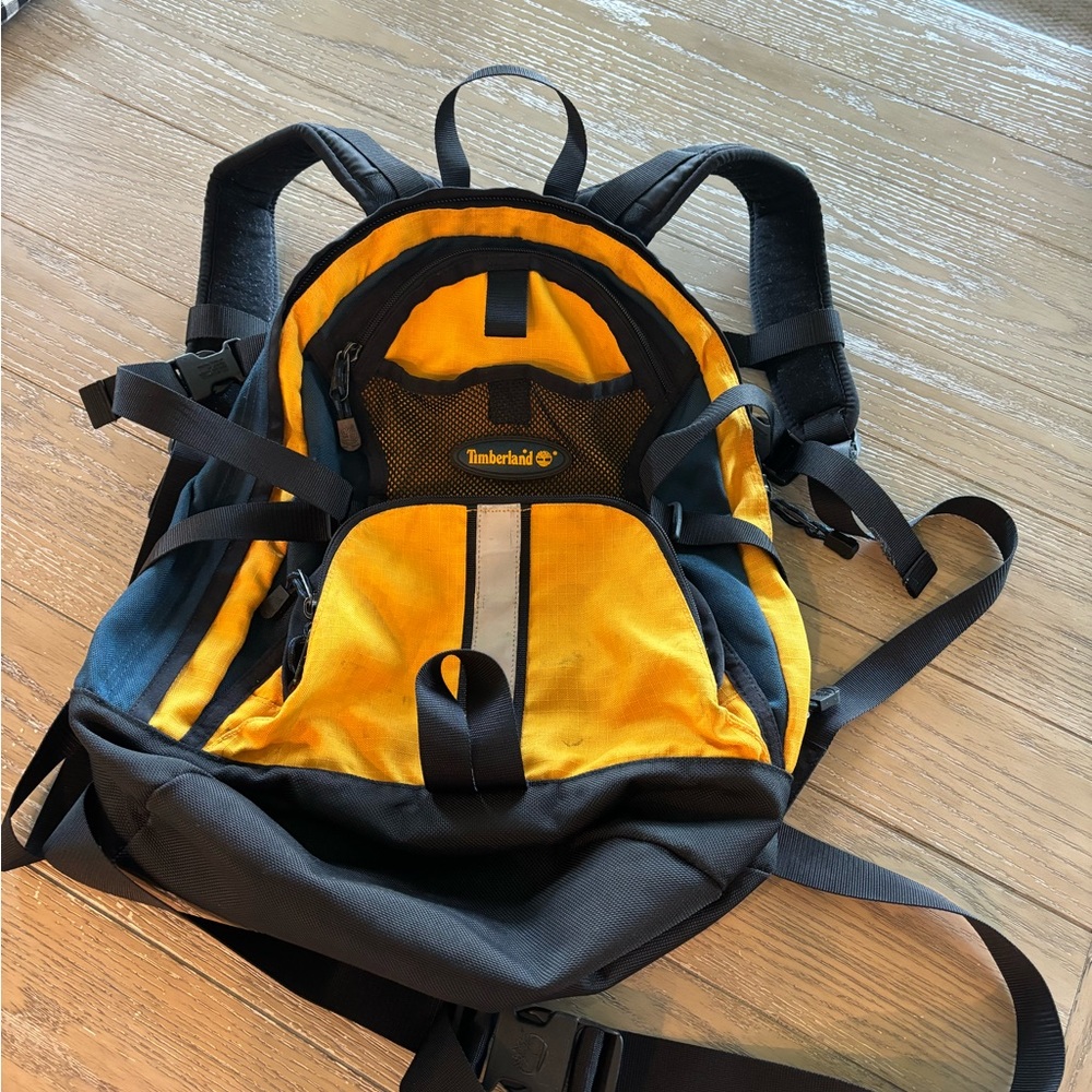 Timberland Yellow Black Back Pack